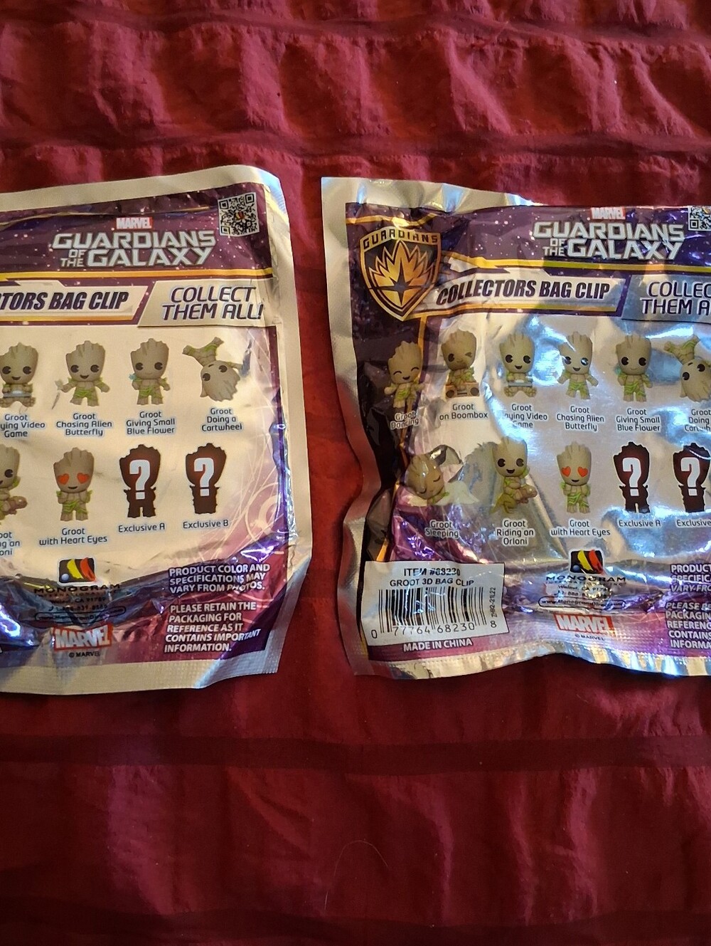 Guardians of the Galaxy Groot Blind Bag Lot Of 2 Pieces. 2022